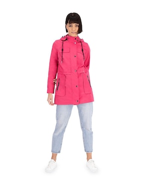 Gabardina con capucha Shyla para mujer