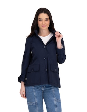 Gabardina con capucha Shyla para mujer