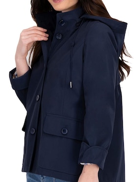 Gabardina con capucha Shyla para mujer