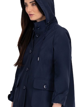 Gabardina con capucha Shyla para mujer