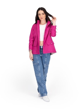 Gabardina con capucha Shyla para mujer