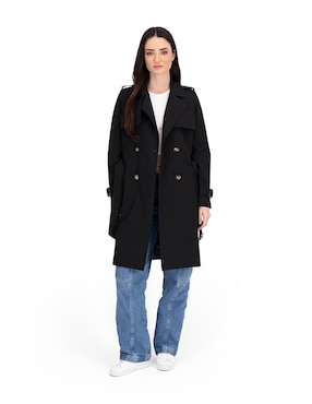 Gabardina con bolsillos Shyla para mujer