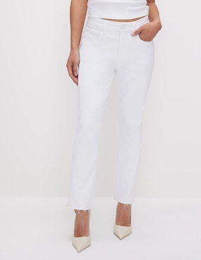 Jeans straight Good American para mujer