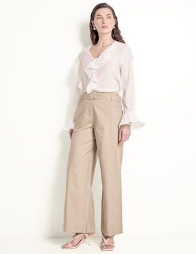 Blusa Kur.Kuma manga larga para mujer