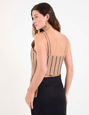 Blusa de tirantes Kur.Kuma para mujer