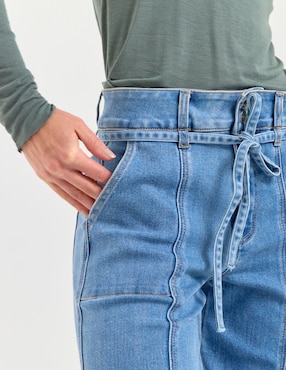 Jeans relaxed campana Kur.Kuma para mujer