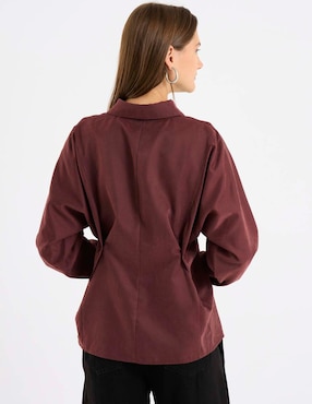 Blusa camisera Kur.Kuma manga larga para mujer