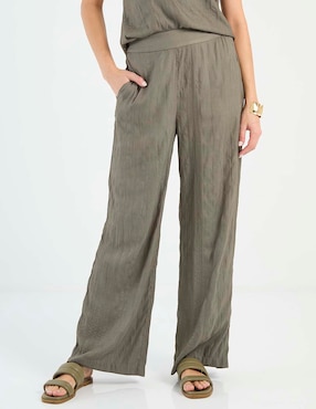 Pantalón Kur.Kuma wide leg para mujer