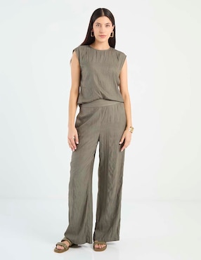 Pantalón Kur.Kuma wide leg para mujer