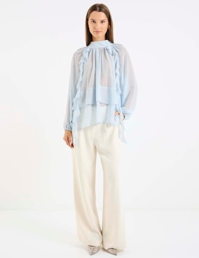 Pantalón de vestir Kur.Kuma regular para mujer