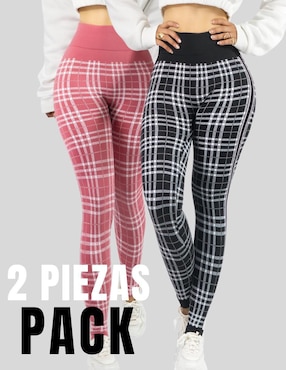 Legging Malabis a la cintura alta con elástico para mujer