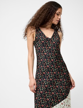 Vestido largo casual French Connection para mujer