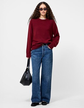 Suéter French Connection cuello redondo para mujer