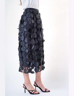 Falda midi Look at Me a la cintura
