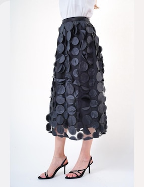 Falda midi Look at Me a la cintura