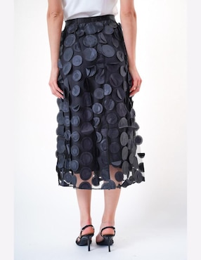 Falda midi Look at Me a la cintura