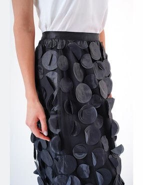 Falda midi Look at Me a la cintura