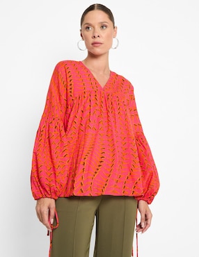 Blusa Scotch & Soda manga larga para mujer