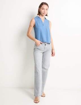 Jeans relaxed wide leg Flying Monkey para mujer