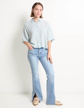 Jeans relaxed flare Flying Monkey para mujer
