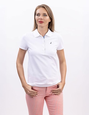 Playera tipo polo Nautica para mujer