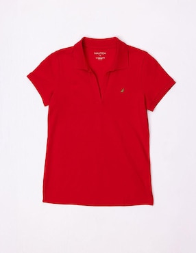 Playera tipo polo Nautica para mujer