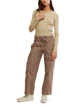 Pantalón cargo Free People straight para mujer