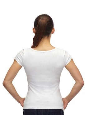 Playera manga corta Sanrio cuello redondo para mujer