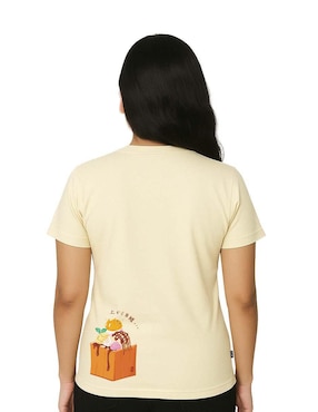 Playera manga corta Sanrio cuello redondo para mujer