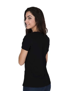 Playera manga corta Sanrio cuello redondo para mujer