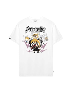Playera manga corta Sanrio cuello redondo para mujer