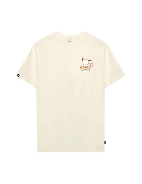 Playera manga corta Sanrio cuello redondo para mujer