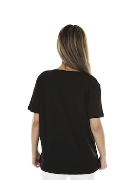 Playera manga corta Sanrio cuello redondo para mujer