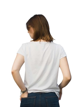 Playera manga corta Sanrio cuello redondo para mujer