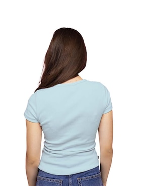 Playera manga corta Sanrio cuello redondo para mujer