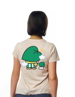 Playera manga corta Sanrio cuello redondo para mujer