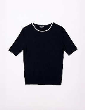 Blusa Nautica manga corta para mujer