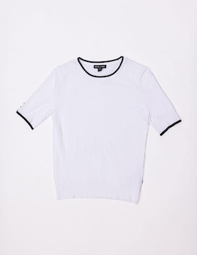Blusa Nautica manga corta para mujer