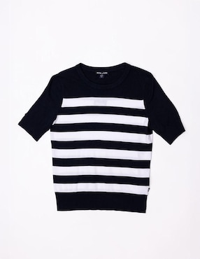 Blusa Nautica manga corta para mujer