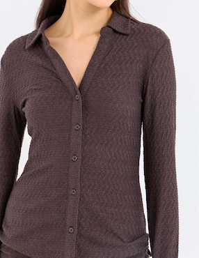 Blusa Sanctuary manga larga para mujer