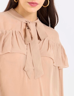 Blusa Sanctuary manga larga para mujer