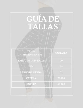 Set legging Malabis cintura alta con elástico para mujer