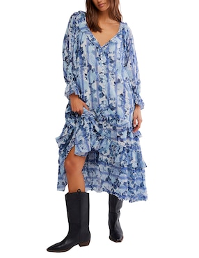 Vestido midi casual Free People para mujer