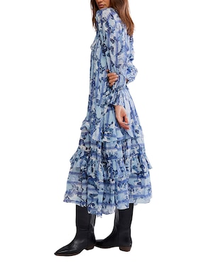 Vestido midi casual Free People para mujer