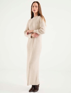 Vestido largo casual Indi & Cold para mujer