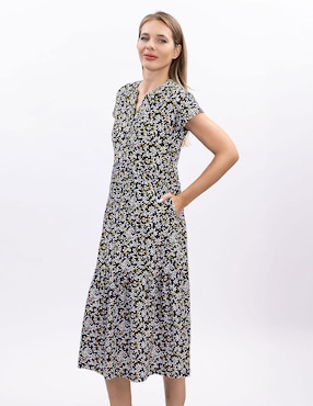 Vestido midi casual Nautica para mujer