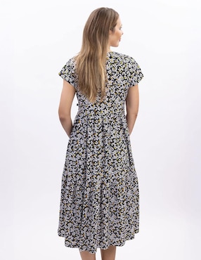 Vestido midi casual Nautica para mujer