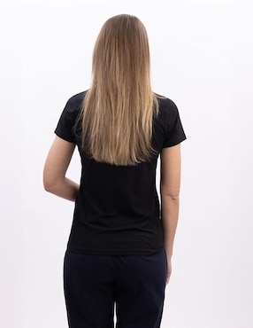 Playera manga corta Nautica S25 cuello redondo para mujer
