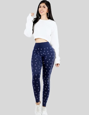 Set legging Malabis cintura alta con elástico para mujer