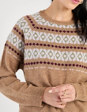 Suéter Indi & Cold cuello redondo para mujer